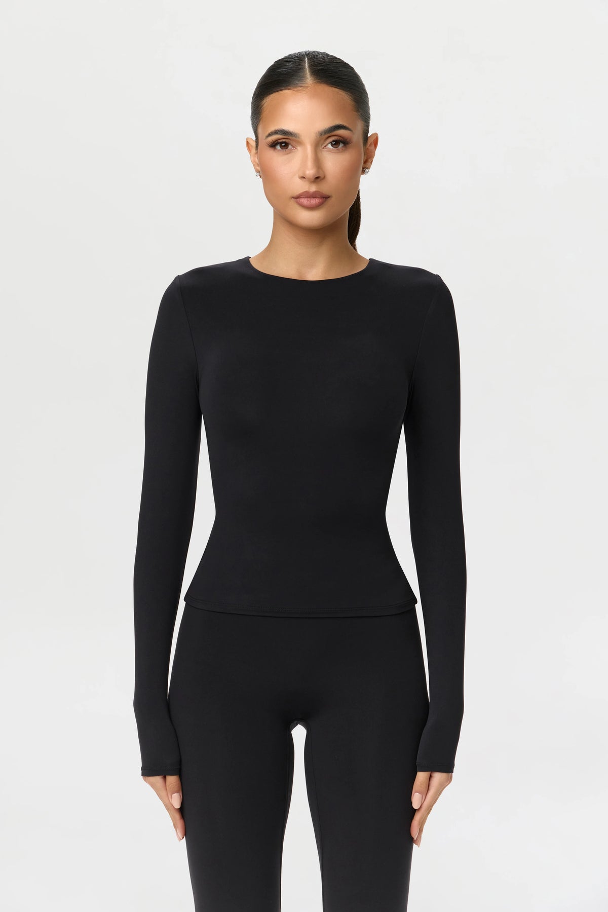 Naked Crewneck Top