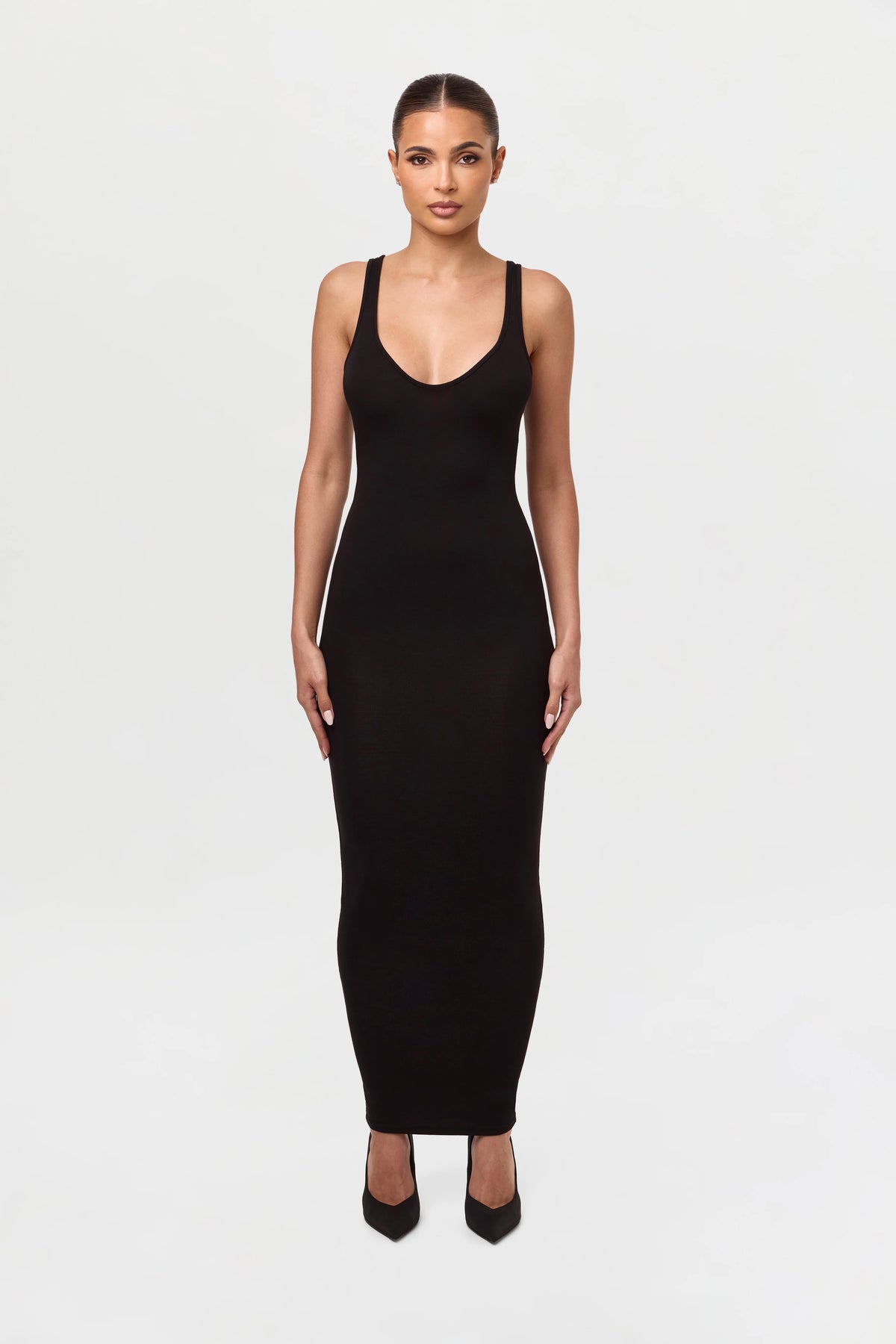 Smooth Sculpt Tank Midi Dress