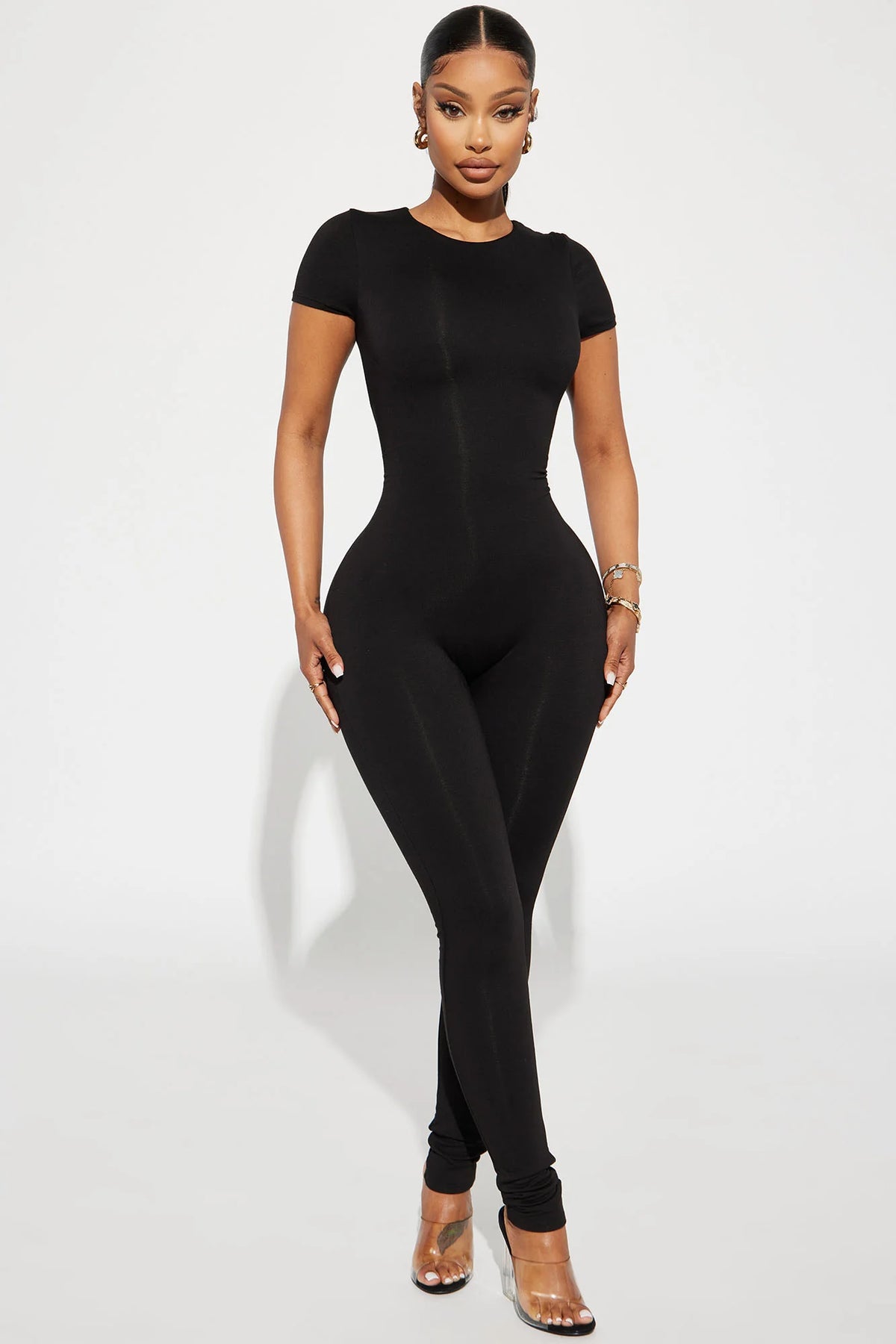 Bree Butter Snatched Jumpsuit  - Black