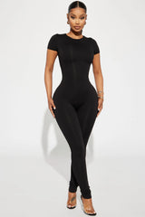 Bree Butter Snatched Jumpsuit  - Black