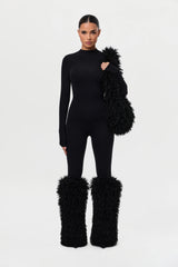 Faux Fur Plush Shoulder Bag