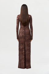 Naked Leopard Maxi Dress