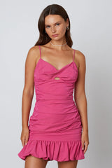 Ruched Mini Dress