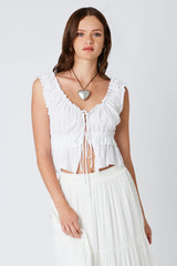 Ruffled Peplum Top