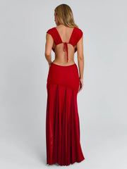 Vyorix THESSA MAXI DRESS RED