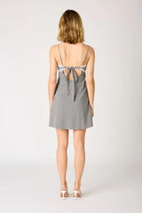 Gingham Mini Slip Dress