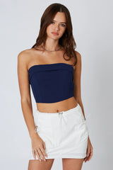 Fold Over Crop Top