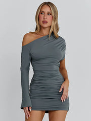 Vyorix ALLIE MINI DRESS SLATE