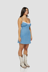 THE FOSTER DRESS IN DENIM