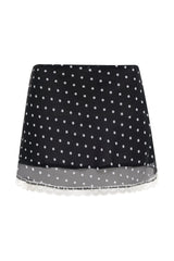 THE ROXY MINI SKIRT IN POLKA DOT