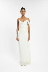 Draped Gown | White