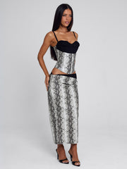 Vyorix RAVELLE TOP SILVER SNAKE