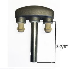 3-7/8" Dual Gas Mantle Burner