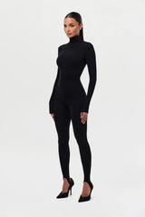 Naked Turtleneck Stirrup Jumpsuit