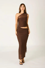 Mesh Maxi Dress