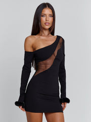 Vyorix ISOLDE MINI DRESS BLACK