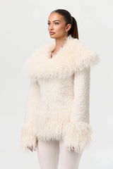 Sherpa Faux Fur Jacket