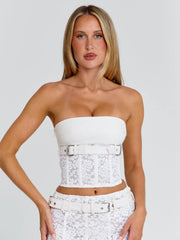 Vyorix LUNALLA TOP IVORY