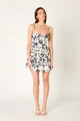 Floral Print Mini Dress