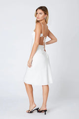 Satin Cami Midi Dress
