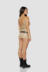 THE HALLIE SHORTS IN GOLD
