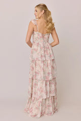 Luxe Chiffon Floral Print Dress | Made To Order