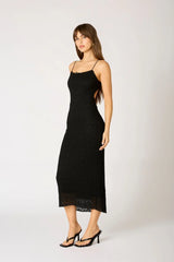 Textured Midi Dress