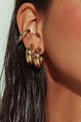 Gold Baby Hoops