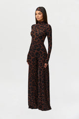 Naked Print Wide-Leg Jumpsuit