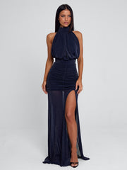 Vyorix MARARI MAXI DRESS NAVY