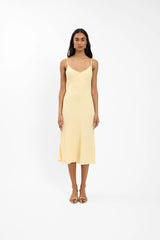 Georgette Midi Dress | Lemon