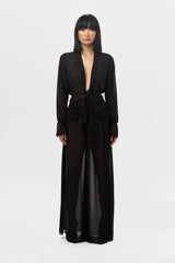 Chiffon Wide Leg Pants