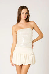Sequin Tube Top