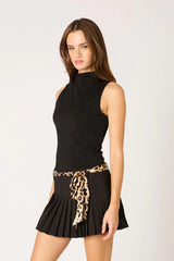 Mock Neck Knit Top