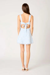 Floral Lace Mini Dress