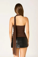 Mesh Wrap Top