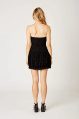 Tiered Lace Mini Dress