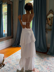 Vyorix SINORA MAXI DRESS IVORY