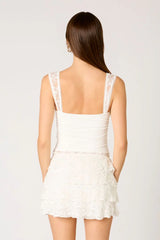 Peek-a-Boo Lace Tank