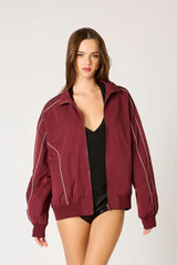 Nylon Bomber Jacket