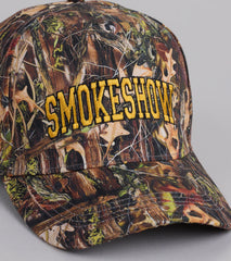 Smokeshow Camouflage Snap Back Hat