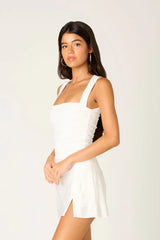Satin A-line Mini Skirt