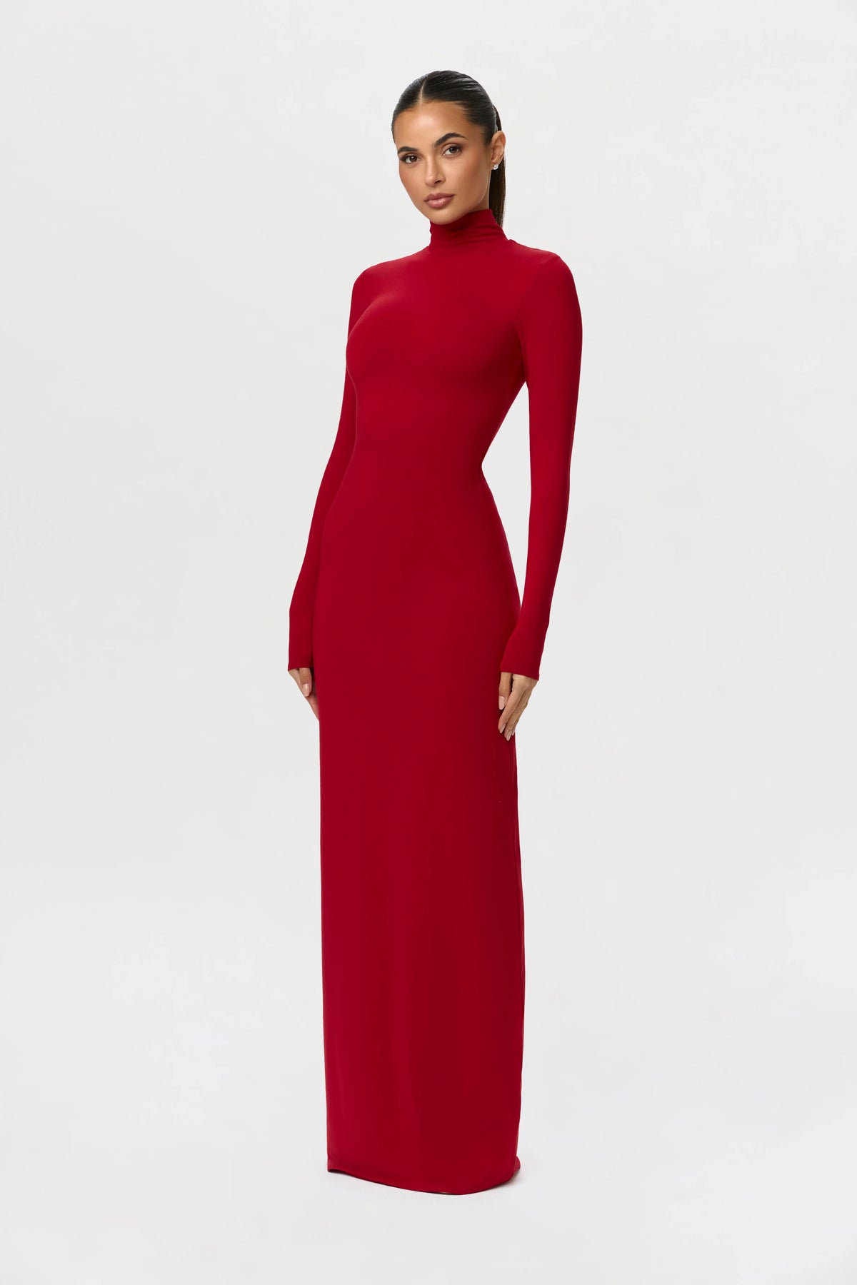 Butter Turtleneck Maxi Dress