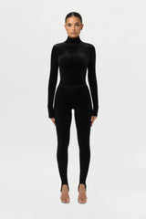 Velvet Stirrup Leggings