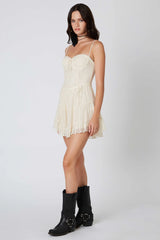 Lace Corset Mini Dress