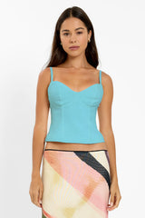 Bodice Tank | Cobalt