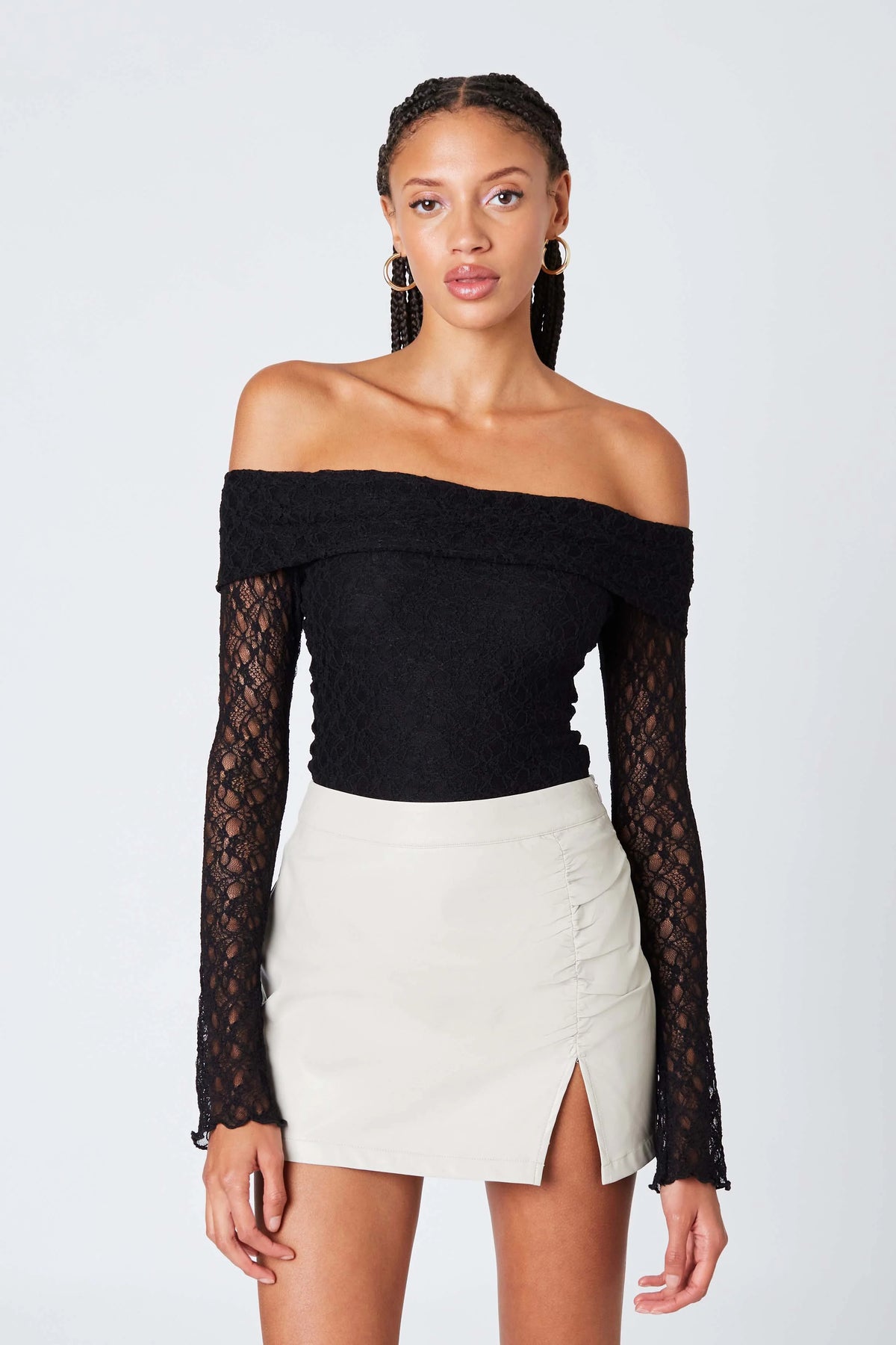 Mini Leather Skirt