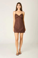 Satin Cami Mini Dress