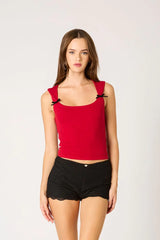 Coquette Knit Top