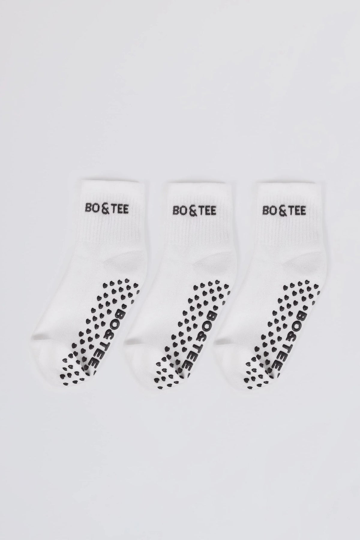 Pilates 3-Pack Socks Bundle in White